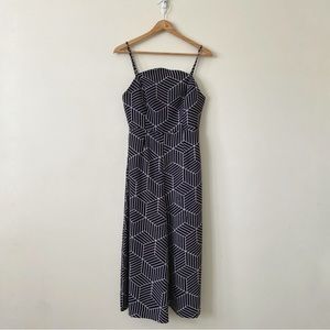 Keepsake the Label Wide Leg Jumpsuit Black & White sz Small